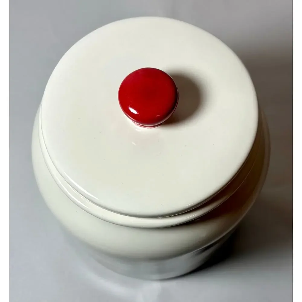 Rae Dunn Disney Queen of Hearts Large Canister w/Lid Artisan Collection Magenta